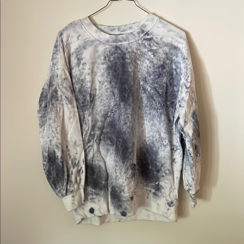 lululemon athletica Tie-Dye Sweatshirt - Black and White